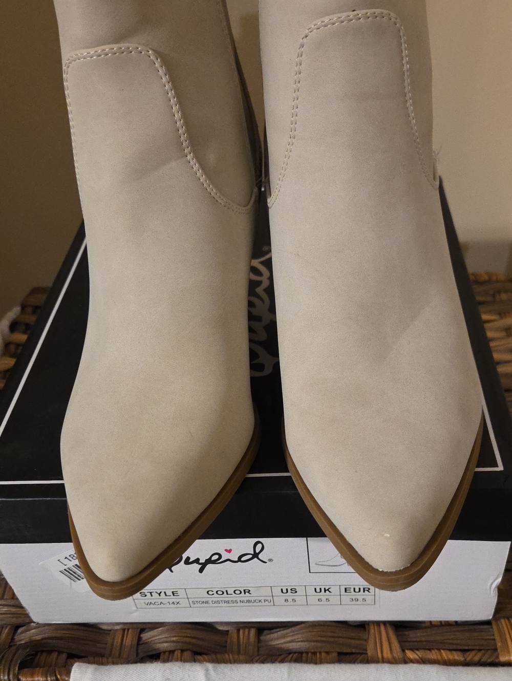 Qupid Stone Color Boots - Picture 6 of 6